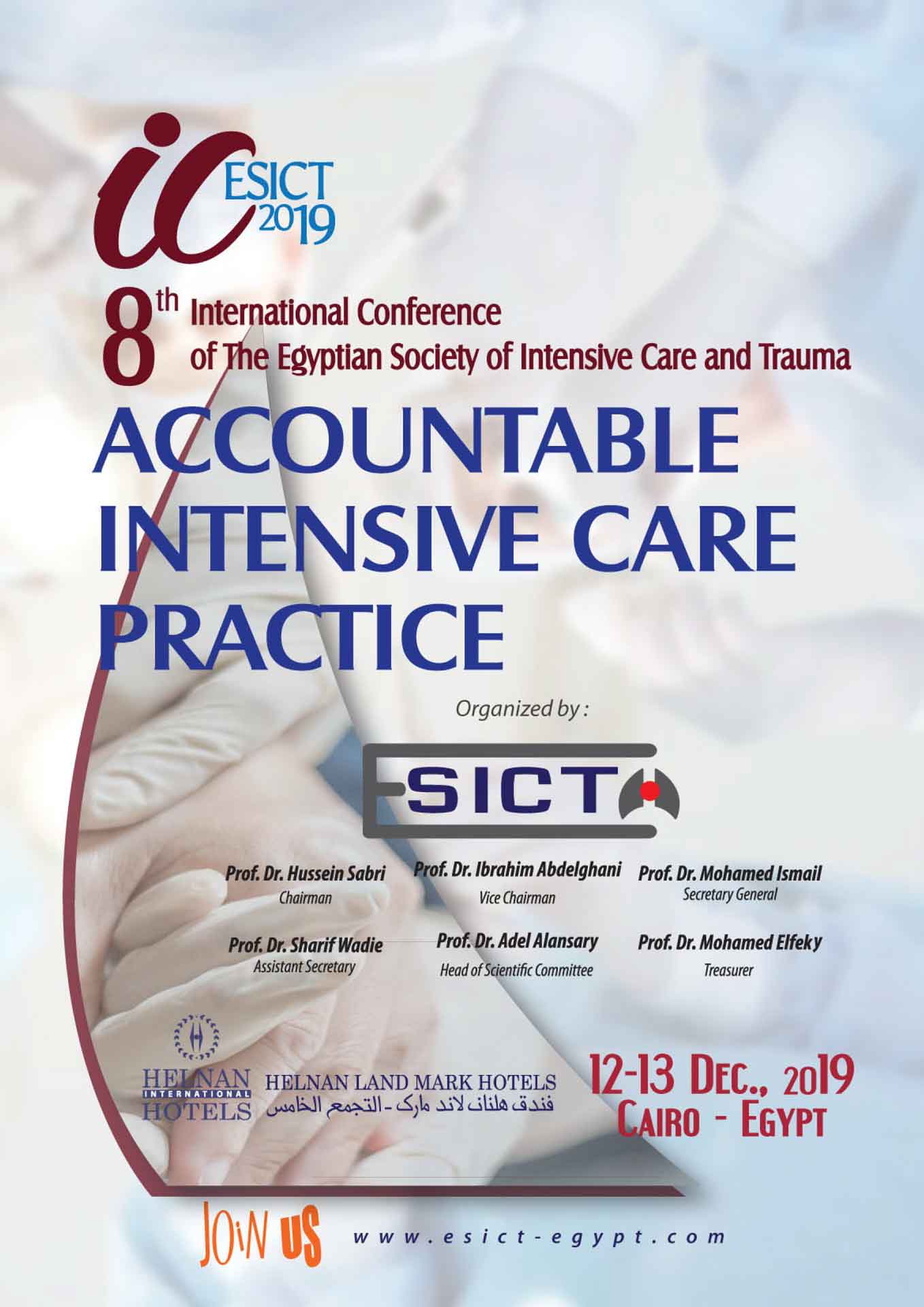 8th International Conference of The Egyptian Society of Intensive Care and Trauma