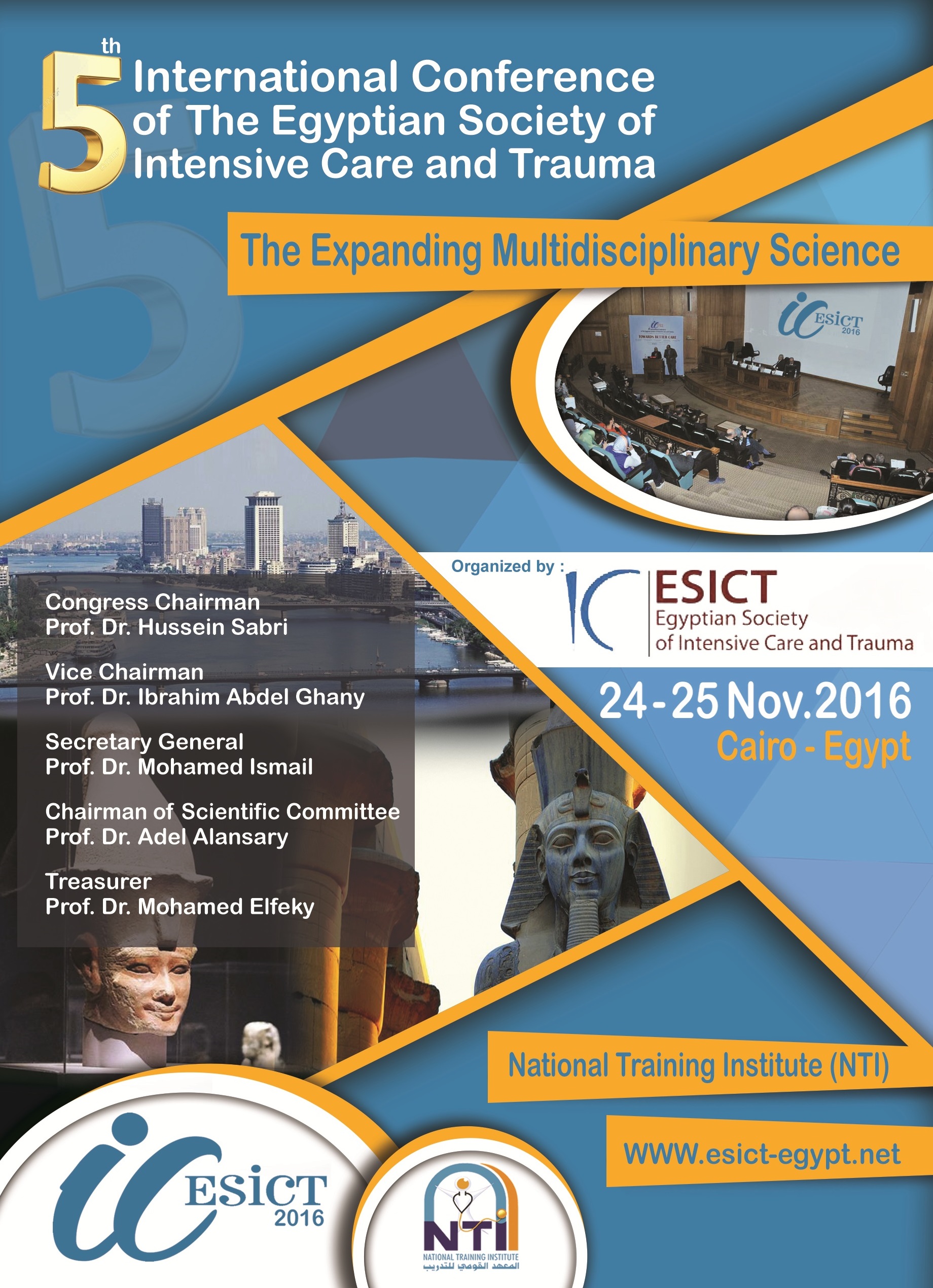 5th International Conference of The Egyptian Society of Intensive Care and Trauma